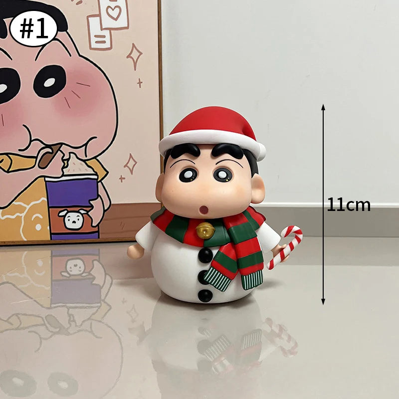 Crayon Shin-chan Christmas Desktop Figurine & Holiday Ornament