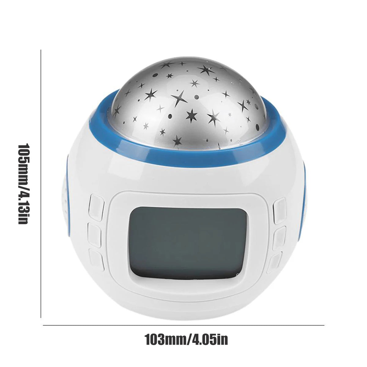 Alarm Clock Projection Light LED Alarm Clock Projection Light Star Sky Color Change Bedside Night Light for Bedroom Kids Room