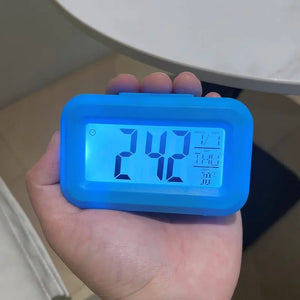 LED Digital Alarm Clock Electronic Digital Alarm Screen Desktop Table Clocks for Home Office Backlight Snooze Calendar Clock - Thrifty Delights