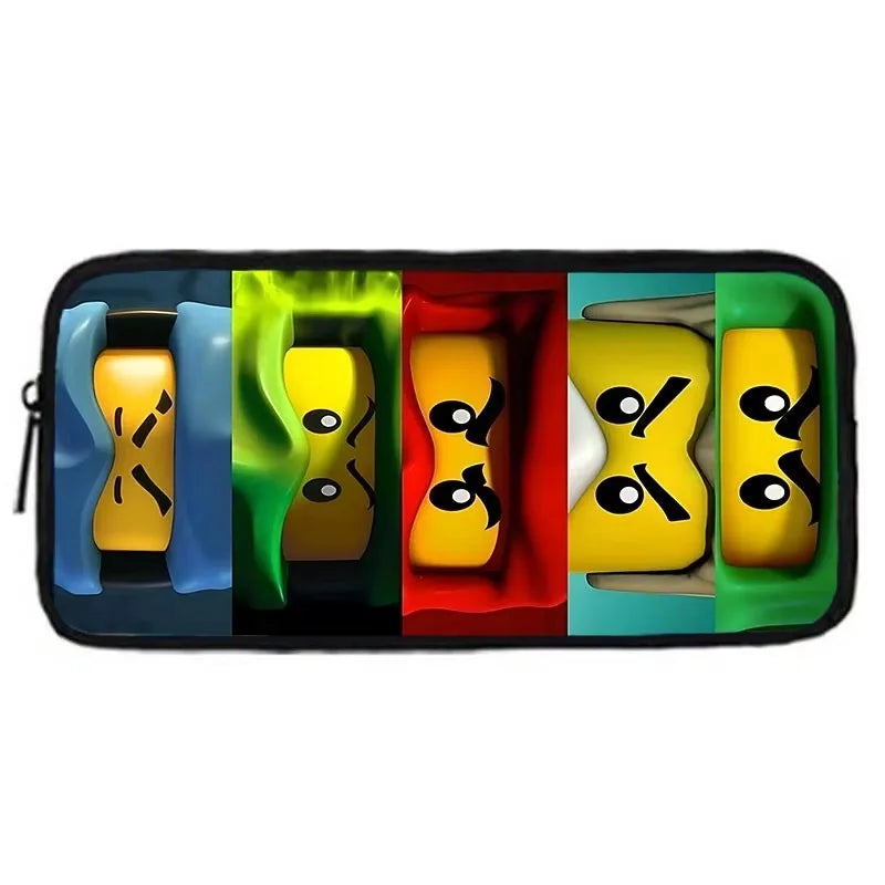 Cartoon Game Child School Backpack with Lunch Bags ,Pencil Bags ,School N-ninjagos Bags for Boys Girls Best Gift