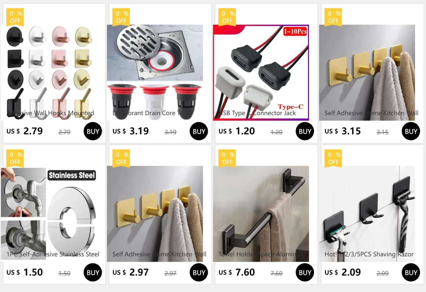 Kitchen Organizer Sponge Holder Soap Drying Rack Self Adhesive Sink Drain Racks Stainless Steel Sink Wall Storage Racks Hooks - Thrifty Delights