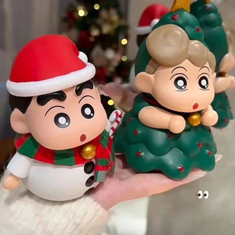 Crayon Shin-chan Christmas Desktop Figurine & Holiday Ornament