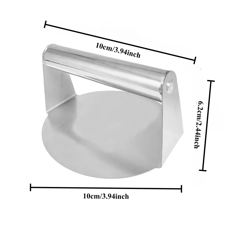 Durable Stainless Steel Smash Burger Press & Patty Maker for BBQ