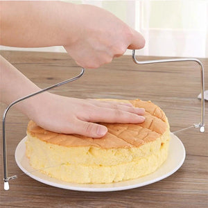 Adjustable Height Line Cake Cut Slicer Adjustable Stainless Steel Device Cake Decorating Mold DIY Bakeware Kitchen Cooking Tool - Thrifty Delights
