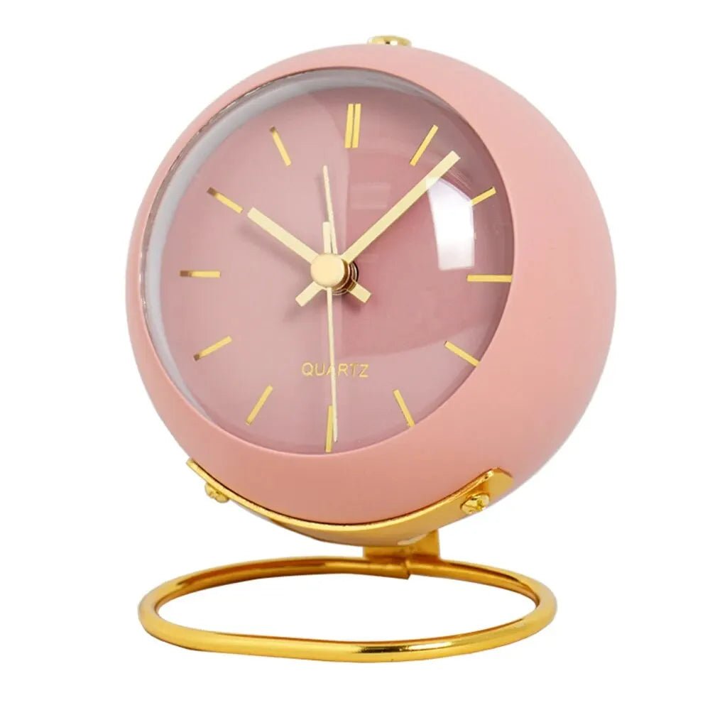 Nordic Creative Electronic Desk Clock, Minimalist Children's Alarm Clock, New Desktop Bedside Student Silent Luminous Pointer - Thrifty Delights
