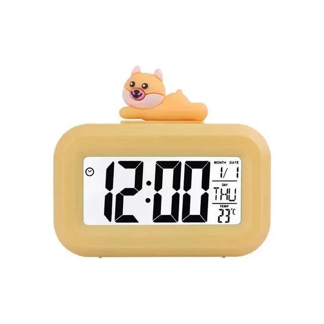 LED Digital Alarm Clock Electronic Digital Alarm Screen Desktop Table Clocks for Home Office Backlight Snooze Calendar Clock - Thrifty Delights