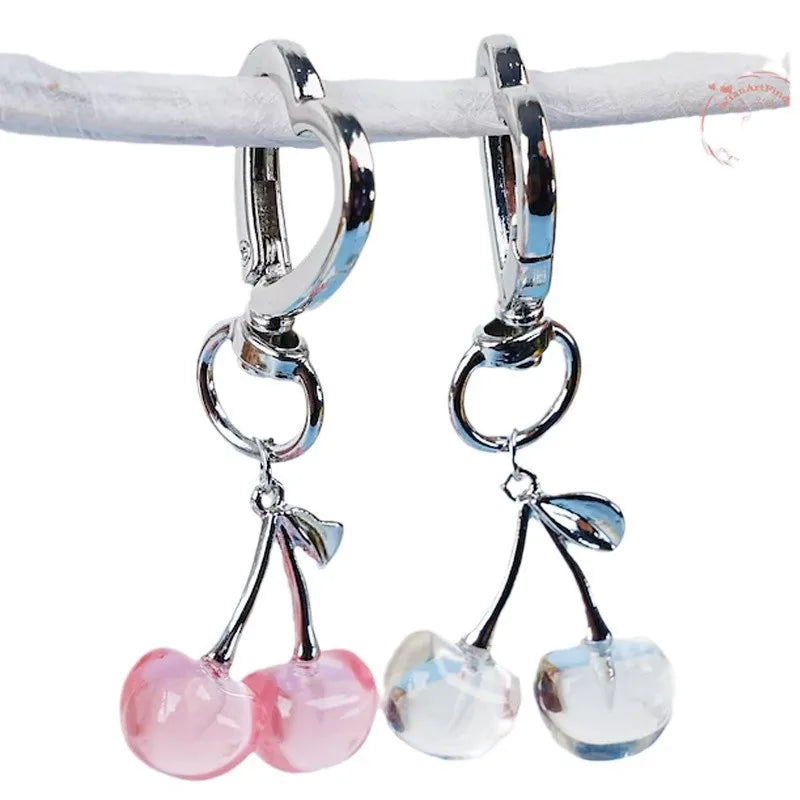 Sweet Cherry Resin Keychain