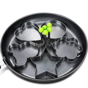 New Stainless Steel Fried Egg Mold Heart Pancake Maker Breakfast Baking Omelette Rings Cooking Tools Kitchen Accessories Gadget - Thrifty Delights