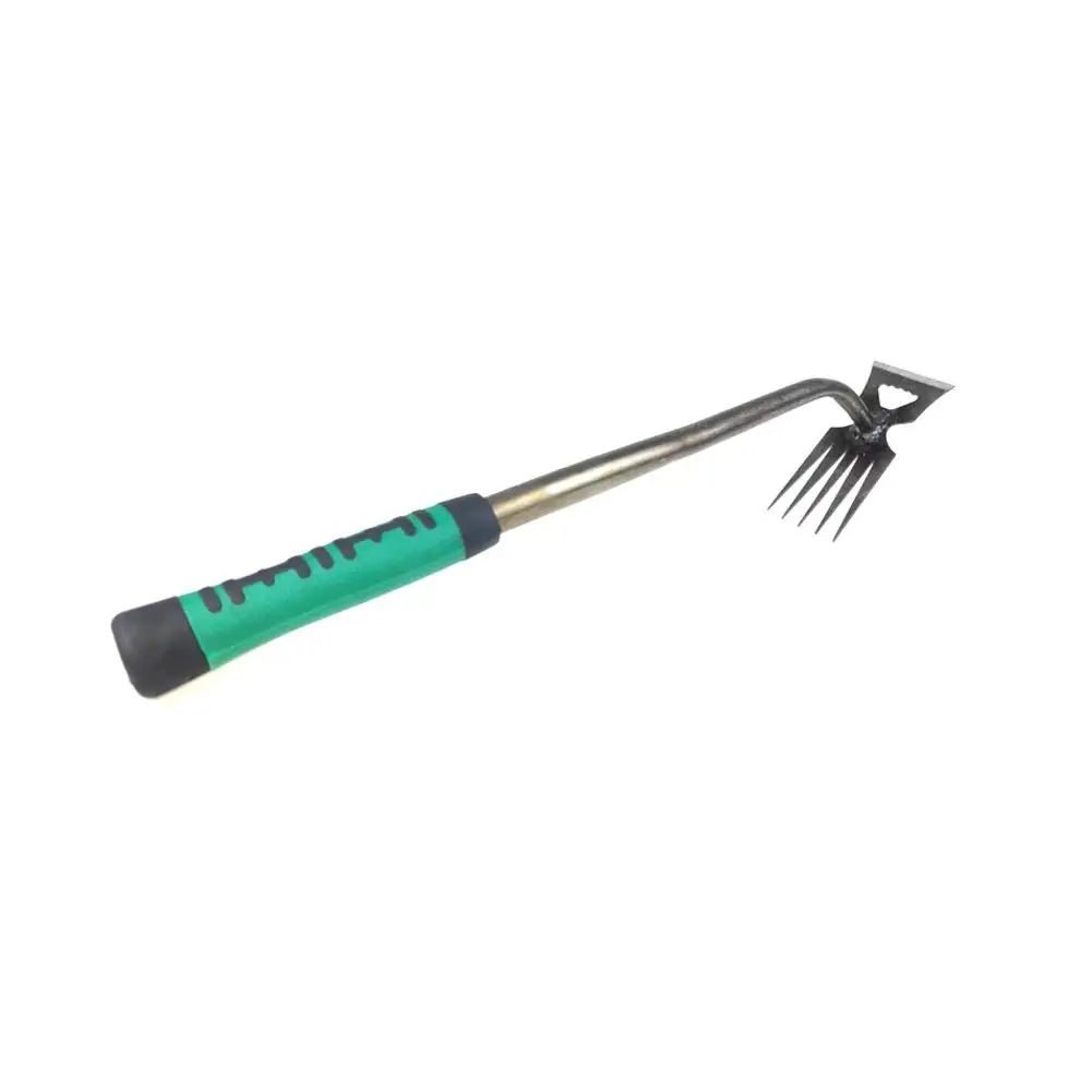 2 In 1 Garden Rake Manual Weed Grass Rooting Tool Puller Shovel 5/6/11 Tooth Weeding Removal Hand Gardening Loose Soil Tool - Thrifty Delights