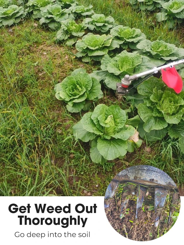 New Weeding Head Grass Remover Tool Attachment 2 in 1 Weeding Wheels Weeder Accessories - Thrifty Delights