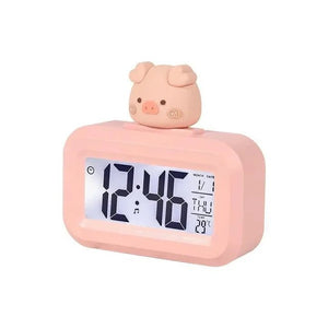 LED Digital Alarm Clock Electronic Digital Alarm Screen Desktop Table Clocks for Home Office Backlight Snooze Calendar Clock - Thrifty Delights