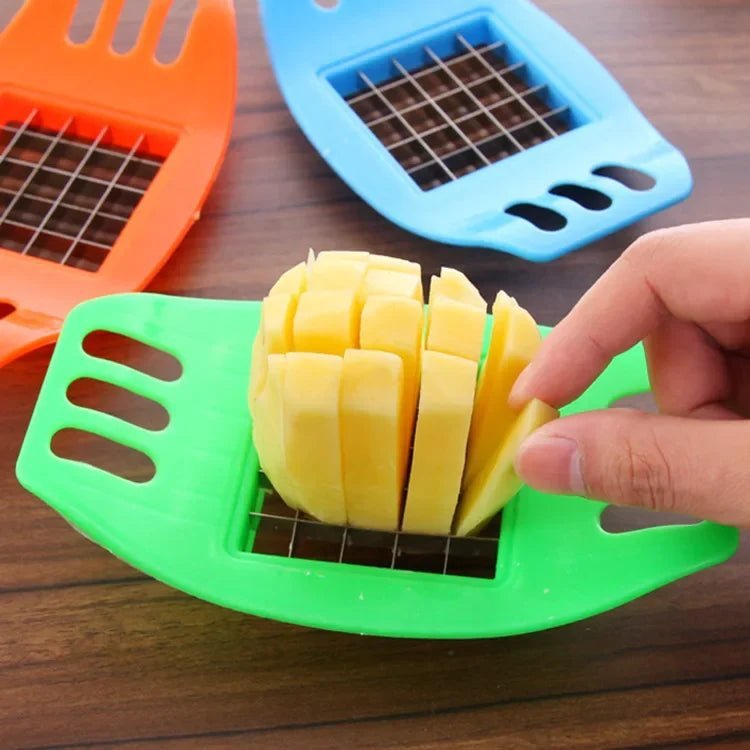 2024 New Cooking Cutter Gadgets Chip Stainless Steel Vegetable French Fry Chopper Chips Making Tool Kitchen - Thrifty Delights