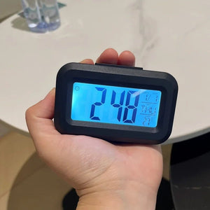 LED Digital Alarm Clock Electronic Digital Alarm Screen Desktop Table Clocks for Home Office Backlight Snooze Calendar Clock - Thrifty Delights
