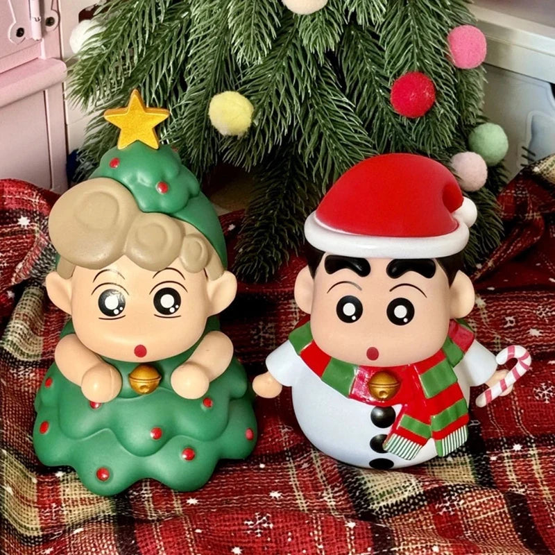 Crayon Shin-chan Christmas Desktop Figurine & Holiday Ornament