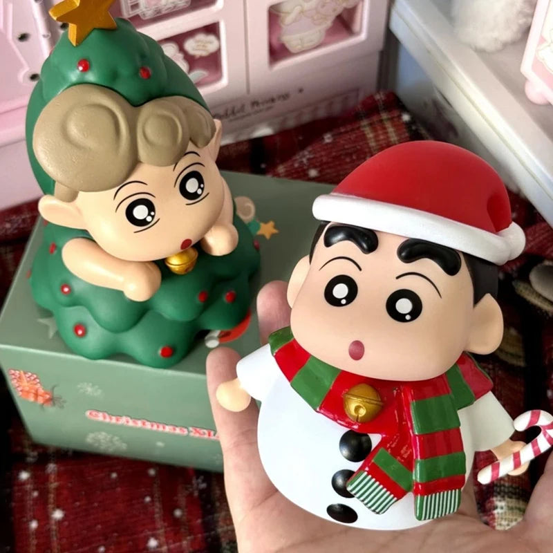 Crayon Shin-chan Christmas Desktop Figurine & Holiday Ornament
