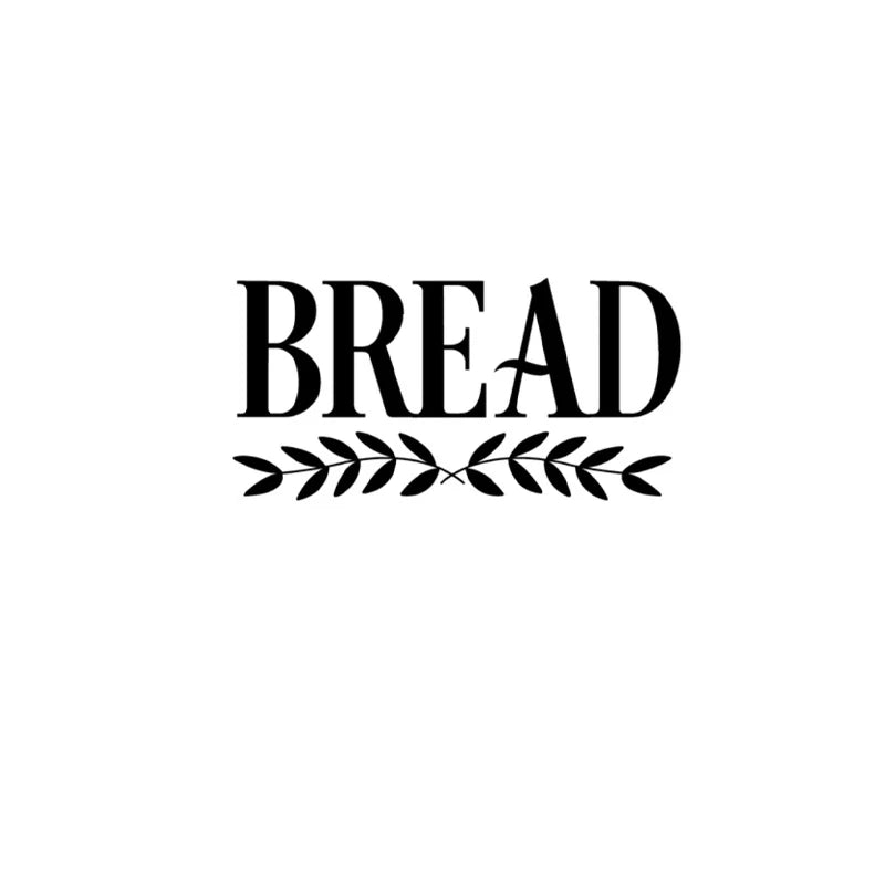 Bread Box Storage Label Vinyl Sticker Bread Box Sign Waterproof Removable Decals Kitchen Decor Farmhouse Style Pantry Decorative - Thrifty Delights