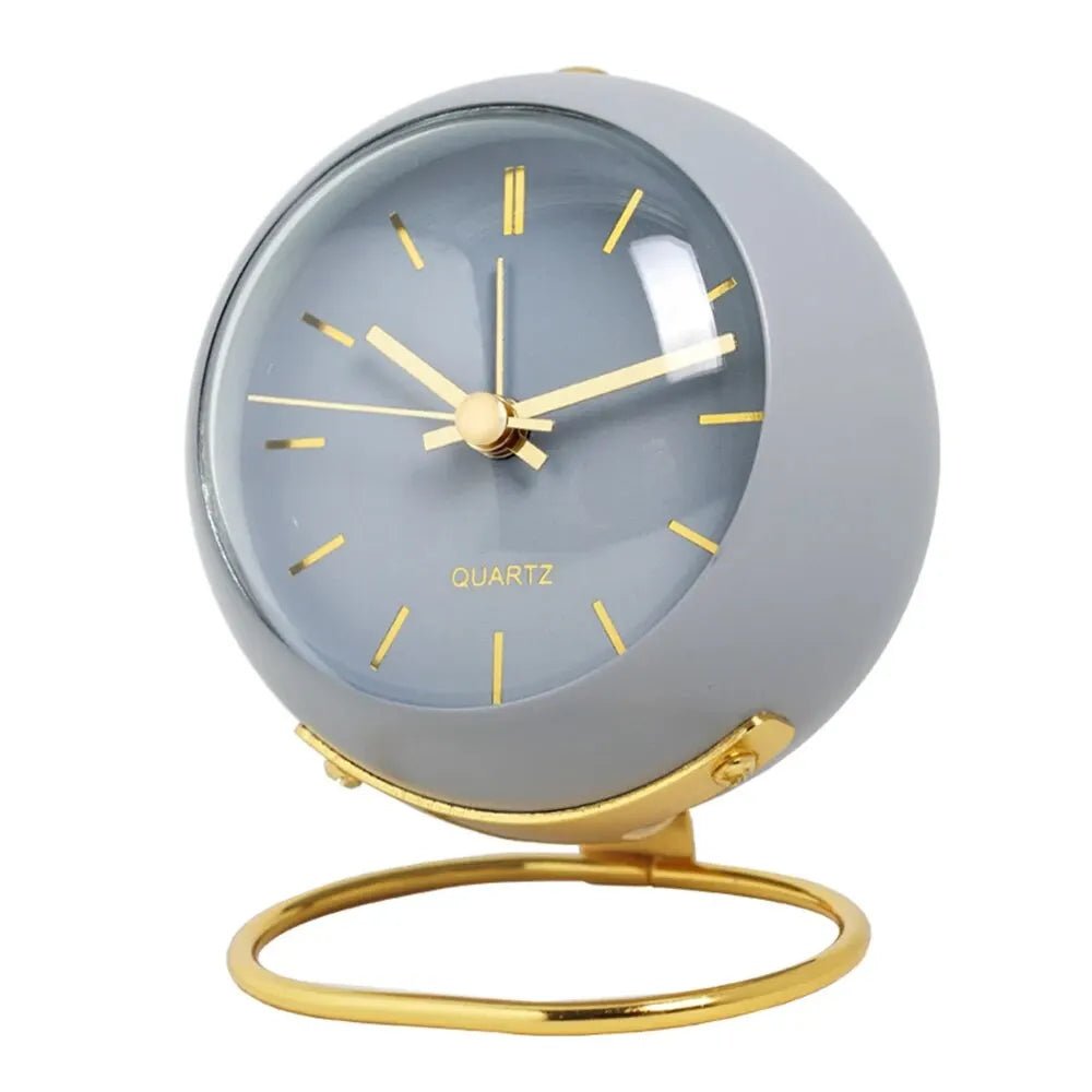 Nordic Creative Electronic Desk Clock, Minimalist Children's Alarm Clock, New Desktop Bedside Student Silent Luminous Pointer - Thrifty Delights