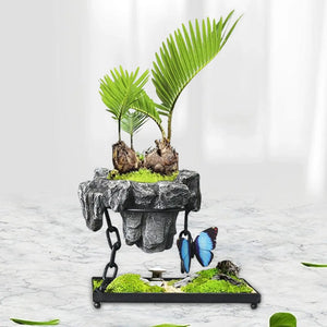Levitating Air Bonsai Pot Desktop Flower Pot Garden Planter Indoor Plant Office Flower Succulent Pot Ornament for Home Decors