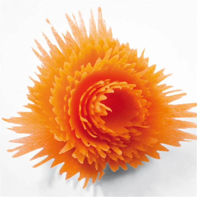 Rotating Fruit & Vegetable Cutter and Peeler for Flower Shapes