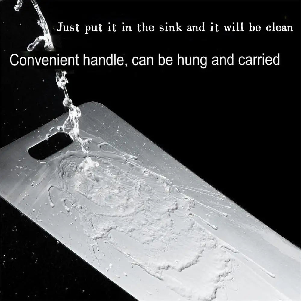 Durable Stainless Steel Cutting Board, Double Sided Chopping Block