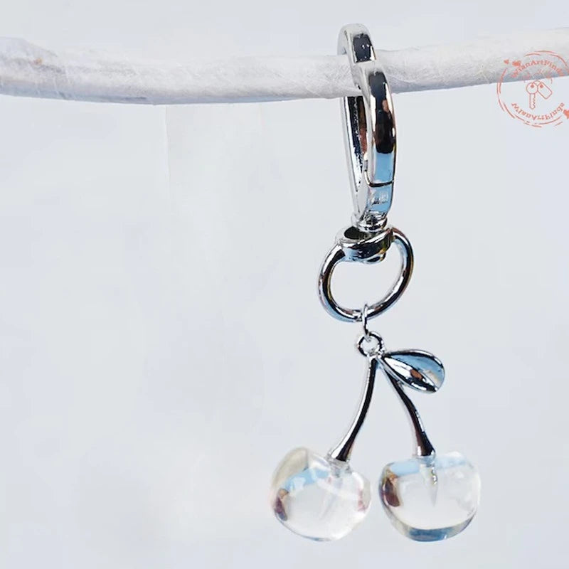 Sweet Cherry Resin Keychain
