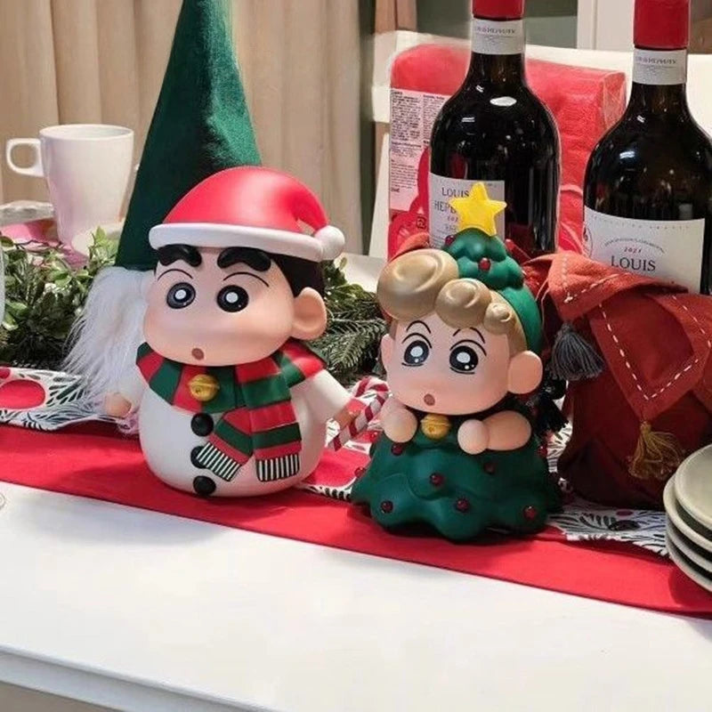 Crayon Shin-chan Christmas Desktop Figurine & Holiday Ornament