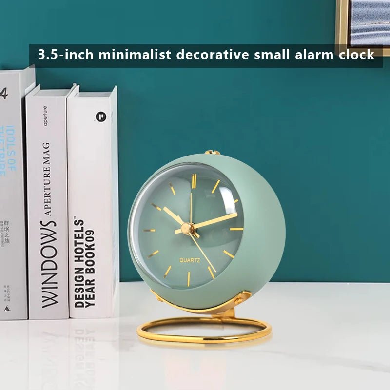 Nordic Creative Electronic Desk Clock, Minimalist Children's Alarm Clock, New Desktop Bedside Student Silent Luminous Pointer - Thrifty Delights