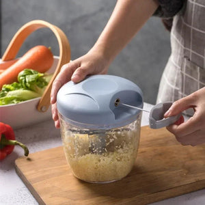 500ML Manual Meat Mincer Garlic Chopper Rotate Garlic Press Crusher Vegetable Onion Cutter Kitchen Cooking Accessories 2024 - Thrifty Delights