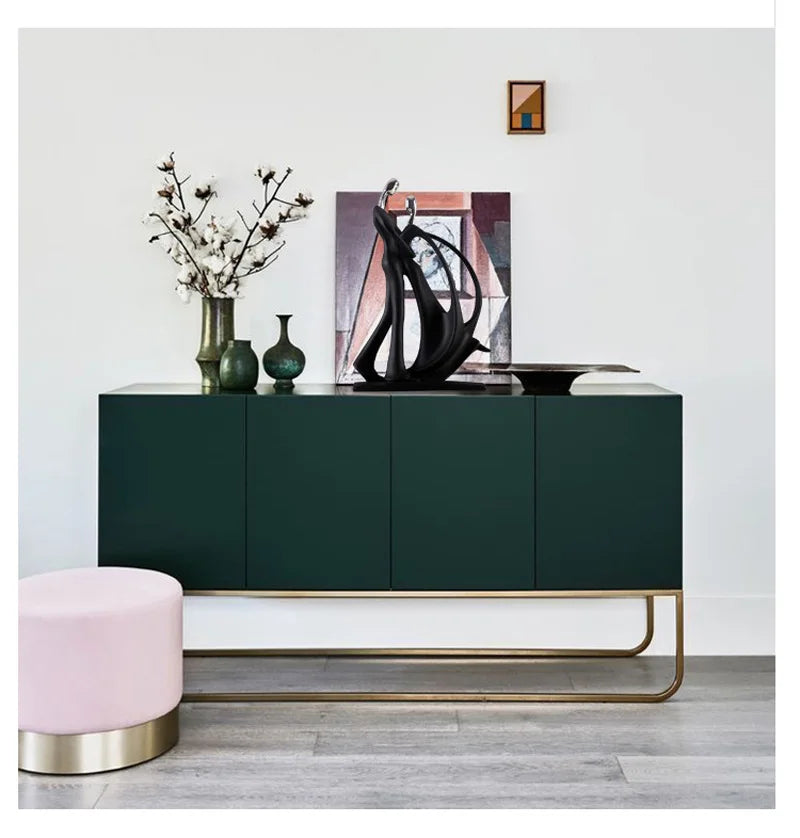 Chic Nordic Dancing Couple Resin Figurine Modern Home Decor