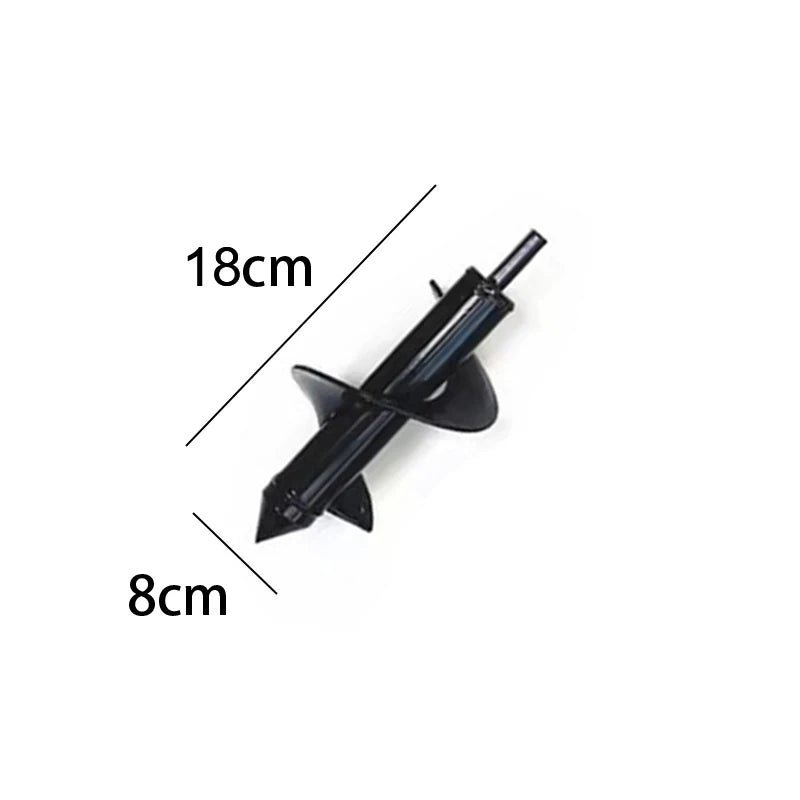 9 Size Garden Auger Drill Bit Tool Ground Drill Earth Drill Spiral Hole Digger Seed Gardening Fence Yard - Thrifty Delights