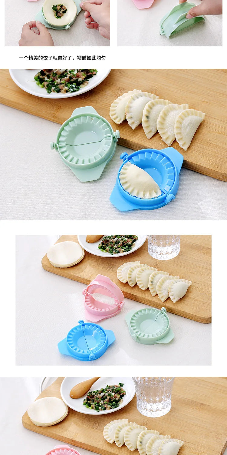 Plastic Dumplings Tool Dumpling Mold Household Manual Press Kitchen Pastry Baking Dumpling Maker Accessories - Thrifty Delights