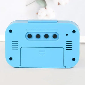 LED Digital Alarm Clock Electronic Digital Alarm Screen Desktop Table Clocks for Home Office Backlight Snooze Calendar Clock - Thrifty Delights