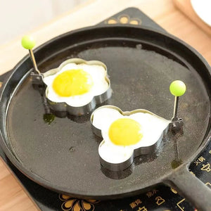 New Stainless Steel Fried Egg Mold Heart Pancake Maker Breakfast Baking Omelette Rings Cooking Tools Kitchen Accessories Gadget - Thrifty Delights