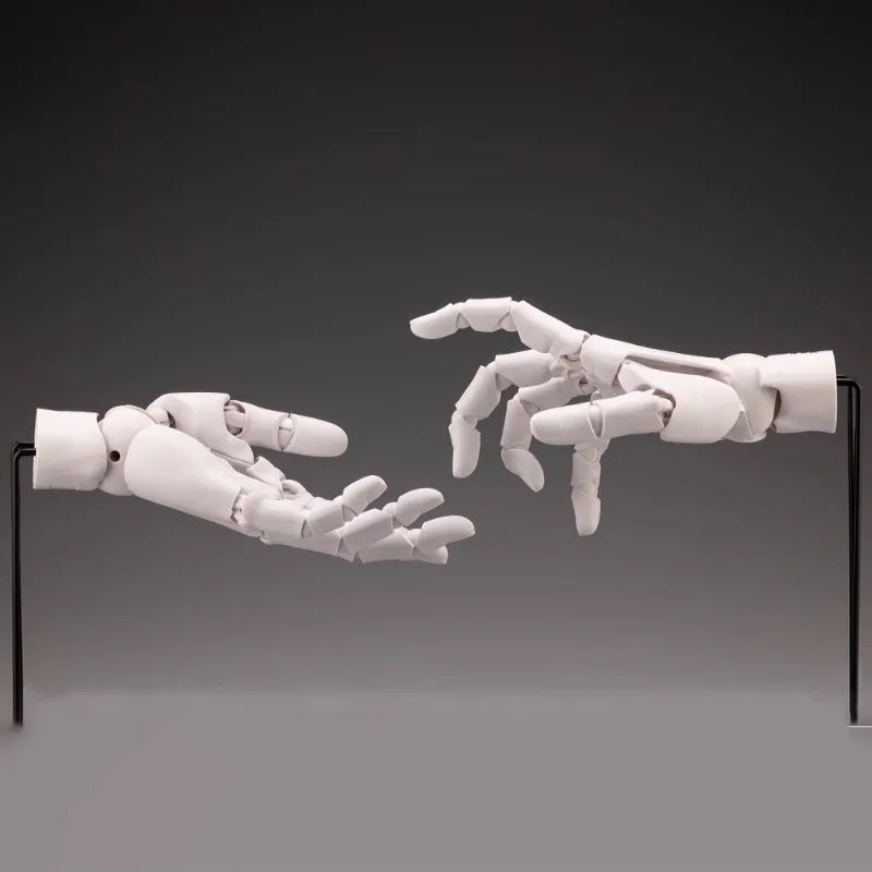 Articulated Drawing Hand Model - Adjustable Poseable Hand Mannequin