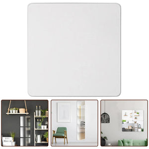 Acrylic Flexible Mirror Sheets Decorative Mirror Tiles Acrylic Mirror Toilet Mirror Splicing Full Body Mirror Spliceable 20X20 - Thrifty Delights
