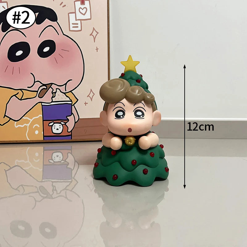 Crayon Shin-chan Christmas Desktop Figurine & Holiday Ornament