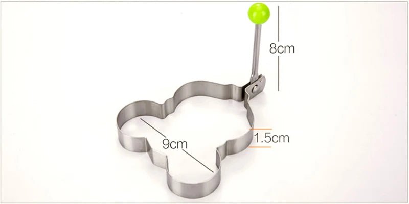 New Stainless Steel Fried Egg Mold Heart Pancake Maker Breakfast Baking Omelette Rings Cooking Tools Kitchen Accessories Gadget - Thrifty Delights