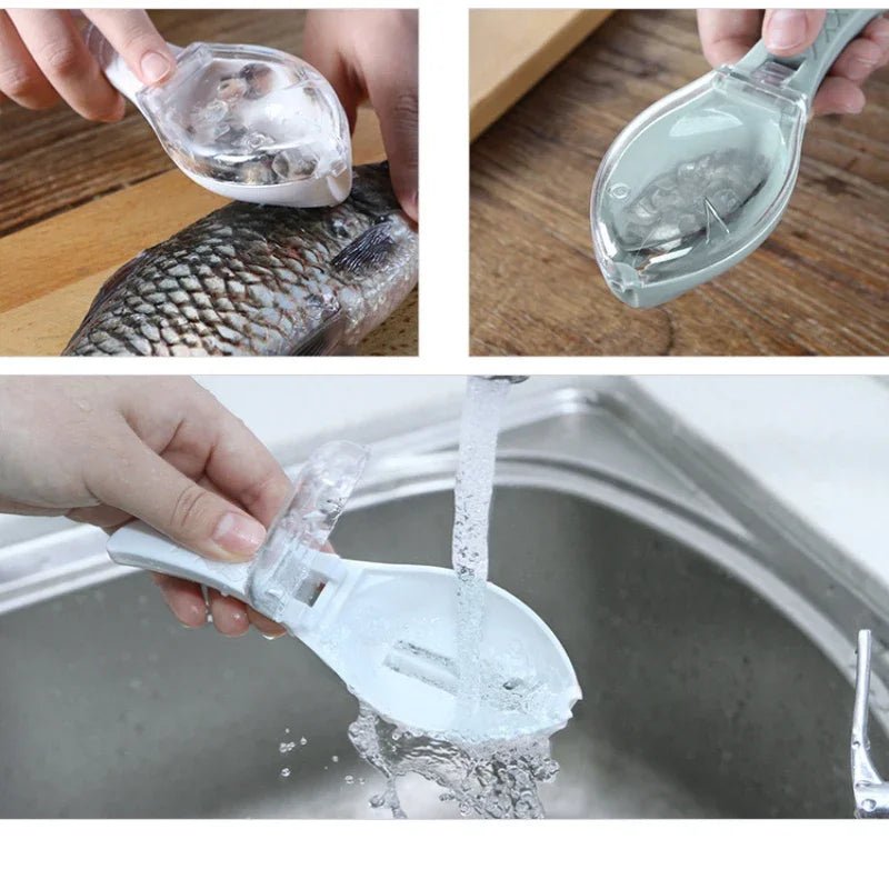 1PC Fish Skin Brush Scraping Fish Scale Brush Fish Scale Remover Scraper Cleaner Peeling Skin Scraper Scaler Kitchen Tools 2024 - Thrifty Delights