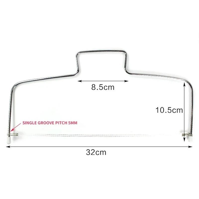 Adjustable Height Line Cake Cut Slicer Adjustable Stainless Steel Device Cake Decorating Mold DIY Bakeware Kitchen Cooking Tool - Thrifty Delights