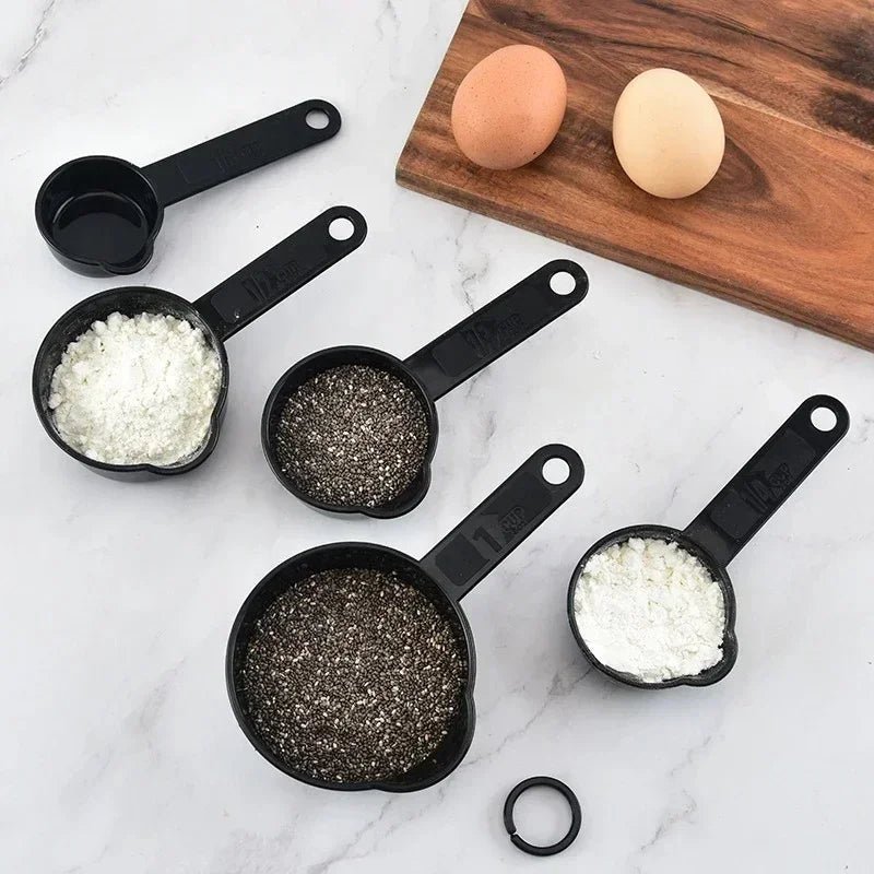 10pcs/set Measuring Spoons Cup Home Gadget Multipurpose Cake Flour Food Measuring Spoon Kitchen Cooking Baking Tools Accessories - Thrifty Delights