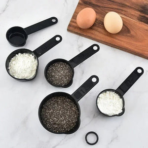 10pcs/set Measuring Spoons Cup Home Gadget Multipurpose Cake Flour Food Measuring Spoon Kitchen Cooking Baking Tools Accessories - Thrifty Delights