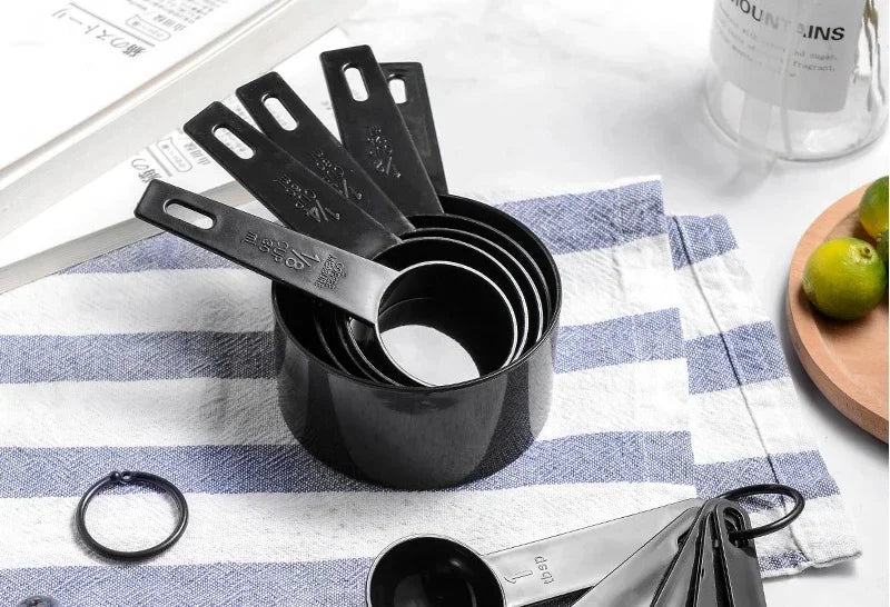 10pcs/set Measuring Spoons Cup Home Gadget Multipurpose Cake Flour Food Measuring Spoon Kitchen Cooking Baking Tools Accessories - Thrifty Delights