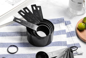 10pcs/set Measuring Spoons Cup Home Gadget Multipurpose Cake Flour Food Measuring Spoon Kitchen Cooking Baking Tools Accessories - Thrifty Delights