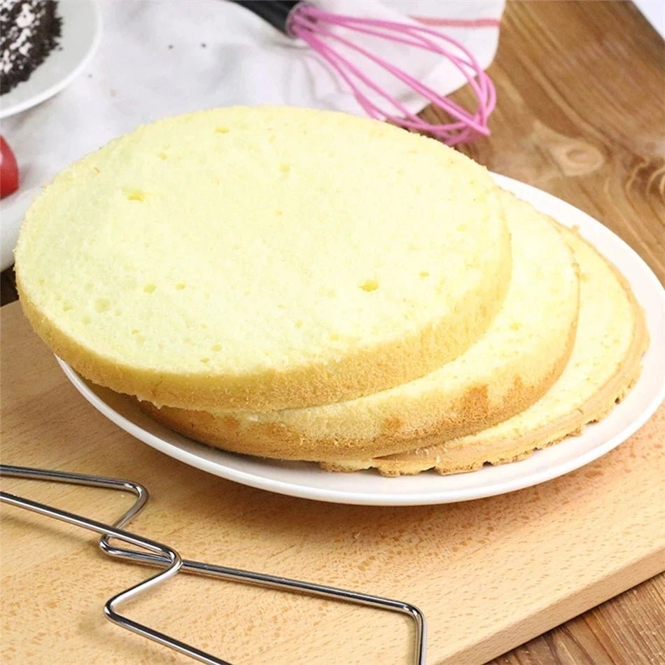 Adjustable Height Line Cake Cut Slicer Adjustable Stainless Steel Device Cake Decorating Mold DIY Bakeware Kitchen Cooking Tool - Thrifty Delights