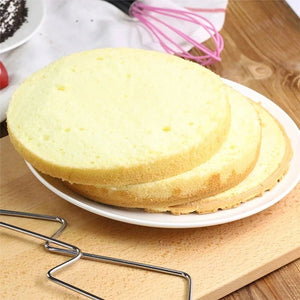Adjustable Height Line Cake Cut Slicer Adjustable Stainless Steel Device Cake Decorating Mold DIY Bakeware Kitchen Cooking Tool - Thrifty Delights