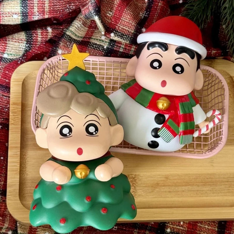 Crayon Shin-chan Christmas Desktop Figurine & Holiday Ornament