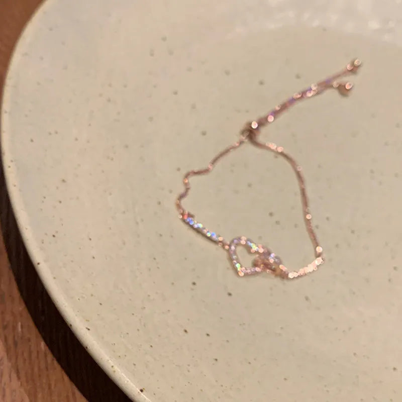 4pc Punk Cuban Curb Chain Bracelets Set for Women, Gold Color Jewelry