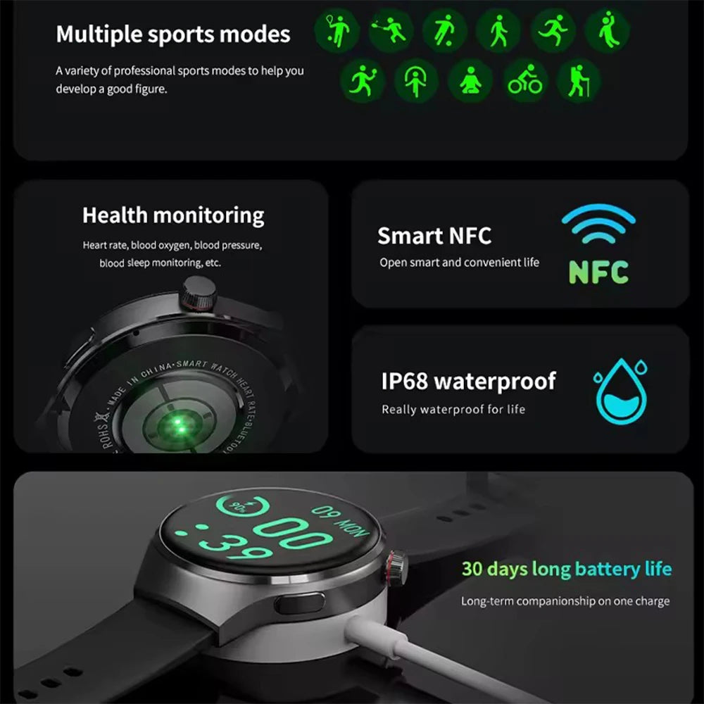 Smart Watch 6 Pro 2025 – Bluetooth Calling & Health Tracking