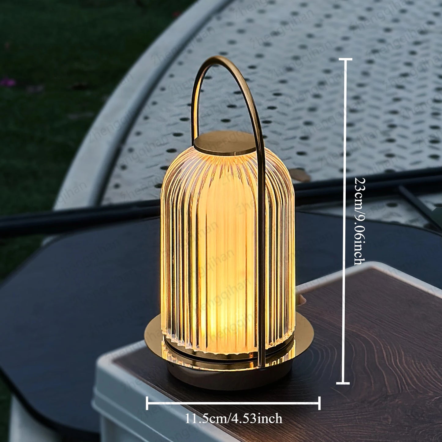 Wireless Crystal Table Lamp – Rechargeable LED Touch Bedside Night Light for Bedroom, Bar & Coffee Décor