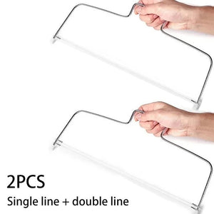 Adjustable Height Line Cake Cut Slicer Adjustable Stainless Steel Device Cake Decorating Mold DIY Bakeware Kitchen Cooking Tool - Thrifty Delights